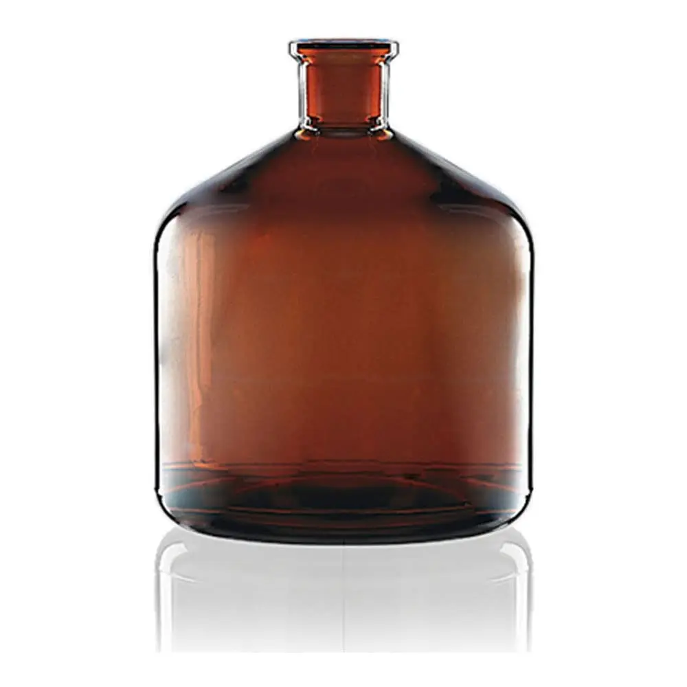 Frasco para Bureta Automática 2 Litros Vidrio Ámbar ISOLAB - 020.07.025