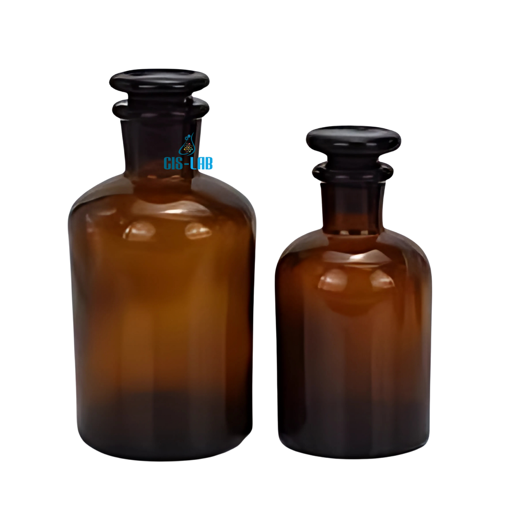 Frasco vidrio ámbar 250 mL boca angosta – Luzeren