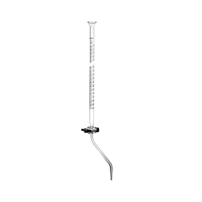 [17062F-50] Bureta de Titulación de 50 mL para Mano Derecha con Llave de PTFE, Kimax 17062F-50