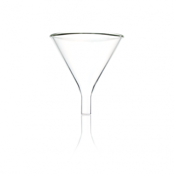 embudo cónico,p/ polvos, tallo corto (35 mm) 100 mm Kimax