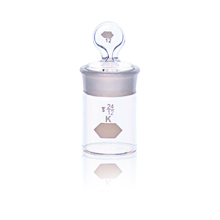 frasco de 40 x 80 pesafiltros cilindrico alto y regular c/ tapón Kimax