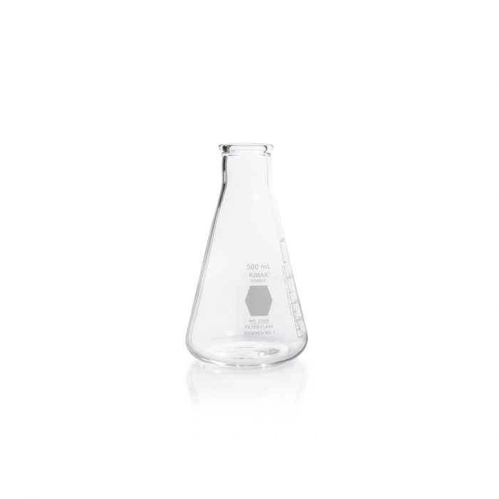[27050-500] matraz erlenmeyer  para filtración graduado 500 ml Kimax