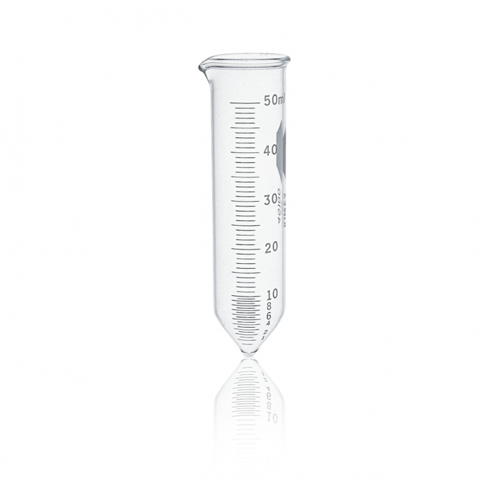 [45186-50] Tubo de Centrífuga Fondo Corto 50mL Kimax 45186-50