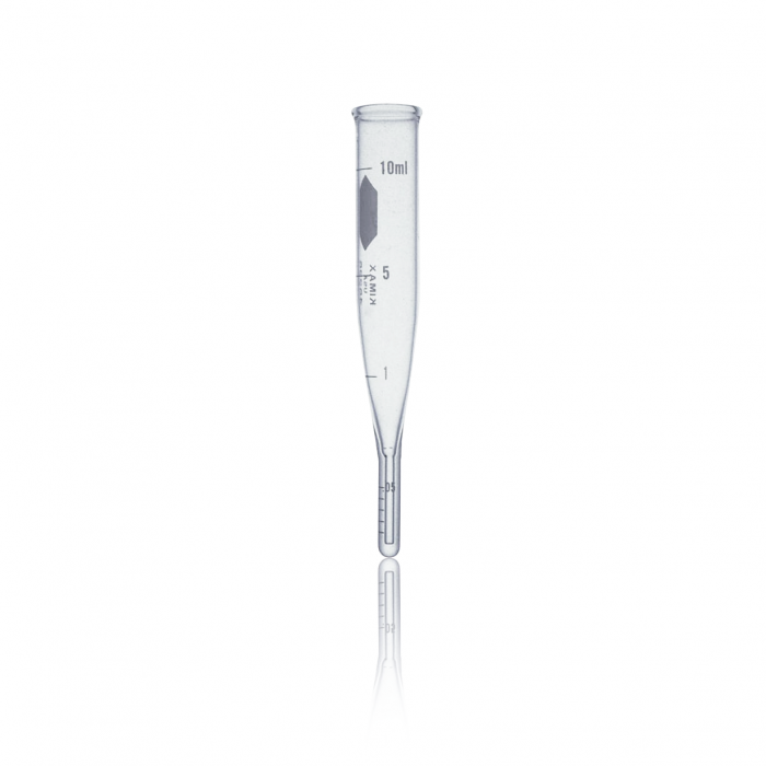 tubo de centrífuga hopkins vaccine, graduado  10 ml Kimax