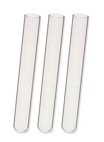tubo de vidrio de borosilicato desechable normal, 16 x 125 mm, 19 ml. Kimax