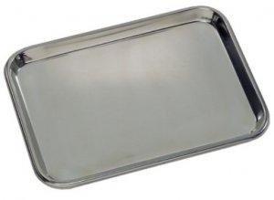 charola mayo acero inoxidable 340 x 490mm