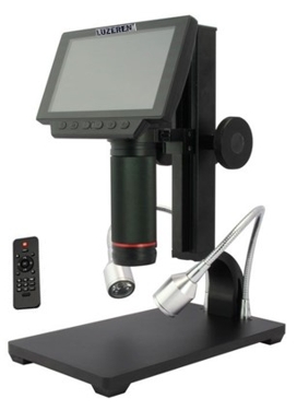Microscopio Estéreo Digital HDMI y Pantalla 5"