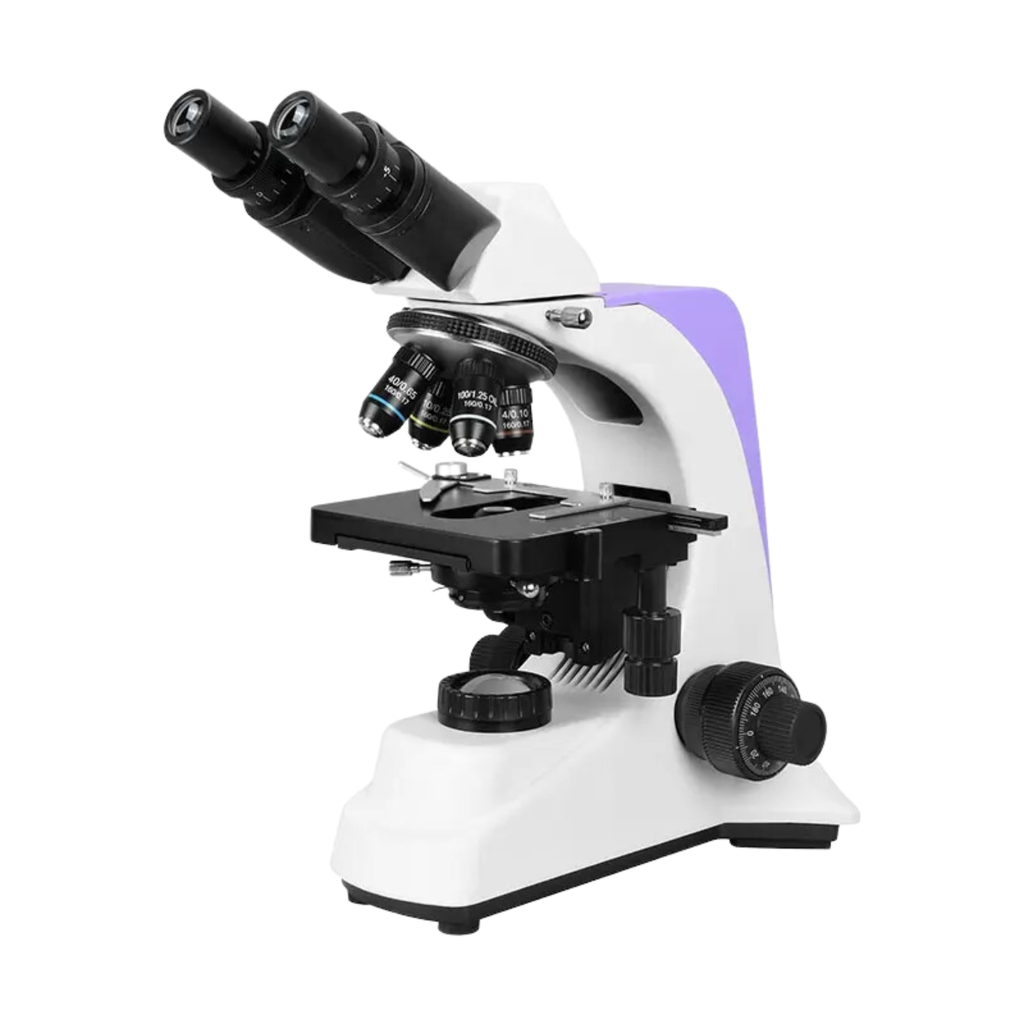 Microscopio binocular biológico LED 3 W CM-100B – Luzeren