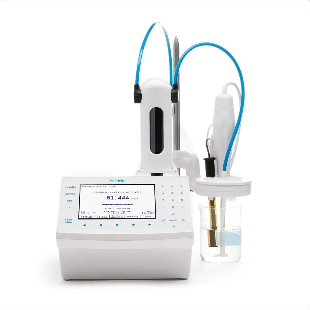 [HI931-01] Titulador potenciométrico con una bomba y una tarjeta analógica, 115 VCA - Hanna Instruments