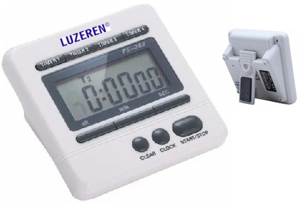 [LUZ-1280] Reloj digital de 4 tiempos con cronómetro – Luzeren