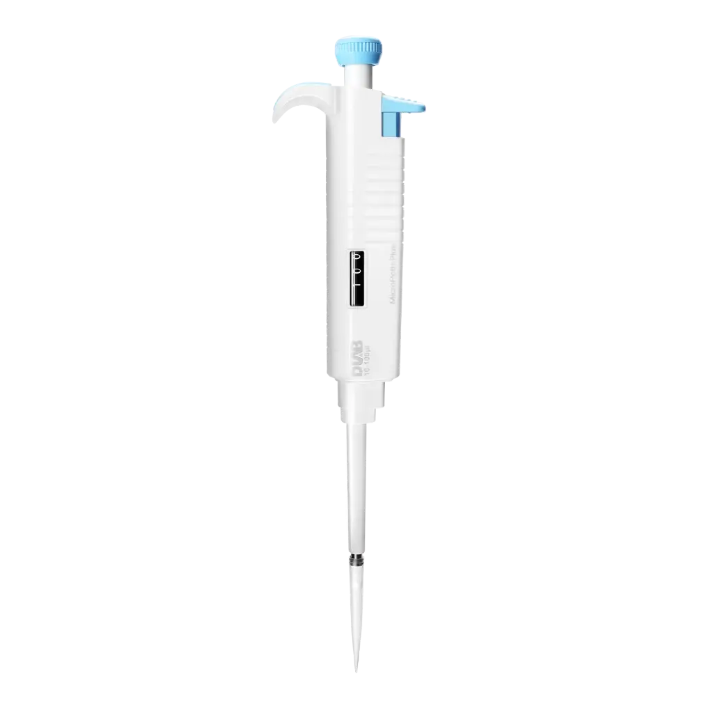 [7030301004] Micropipeta de Volumen Variable 0.5 a 10 µL Certificado ISO 8655 DLAB