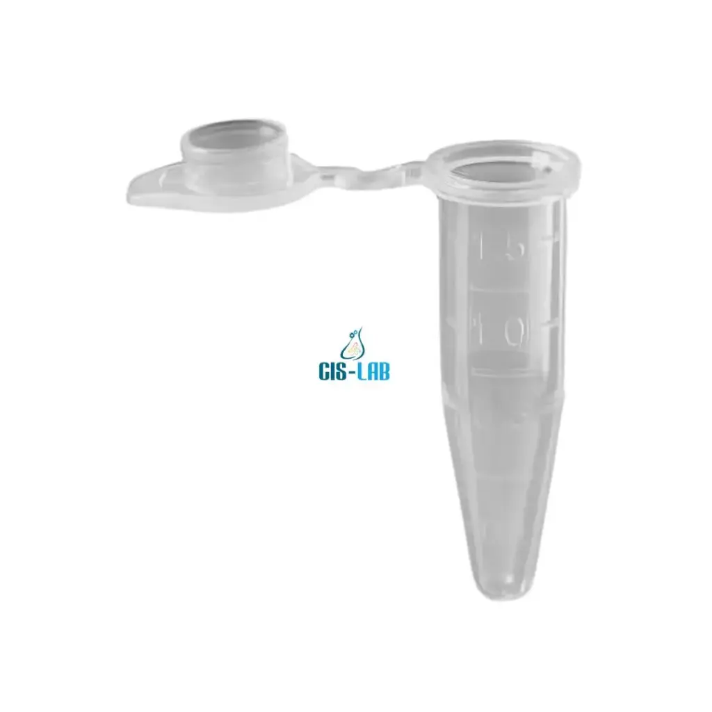 Microtubo de Polipropileno 1.5 ml con Fondo Cónico y Tapa - Biologix