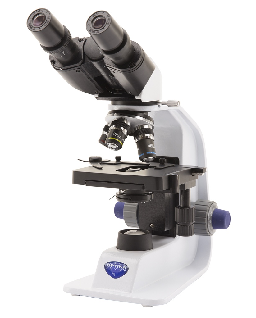 Microscopio Binocular B-157 600× LED Óptica HC Optika