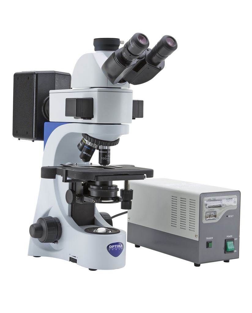 Microscopio Trinocular de Fluorescencia B-383FL - Optika