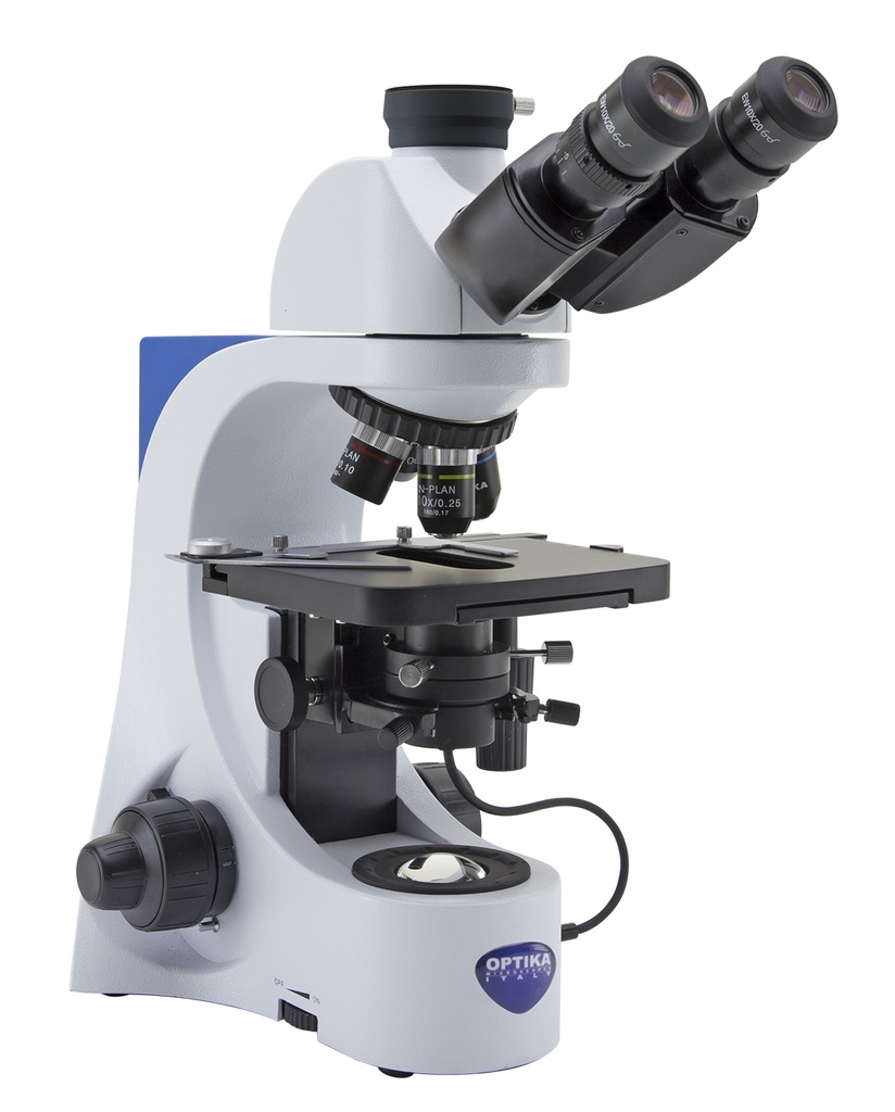 [B-383DK-CS] Microscopio Trinocular B-383DK-CS Campo Oscuro con Estuche Optika