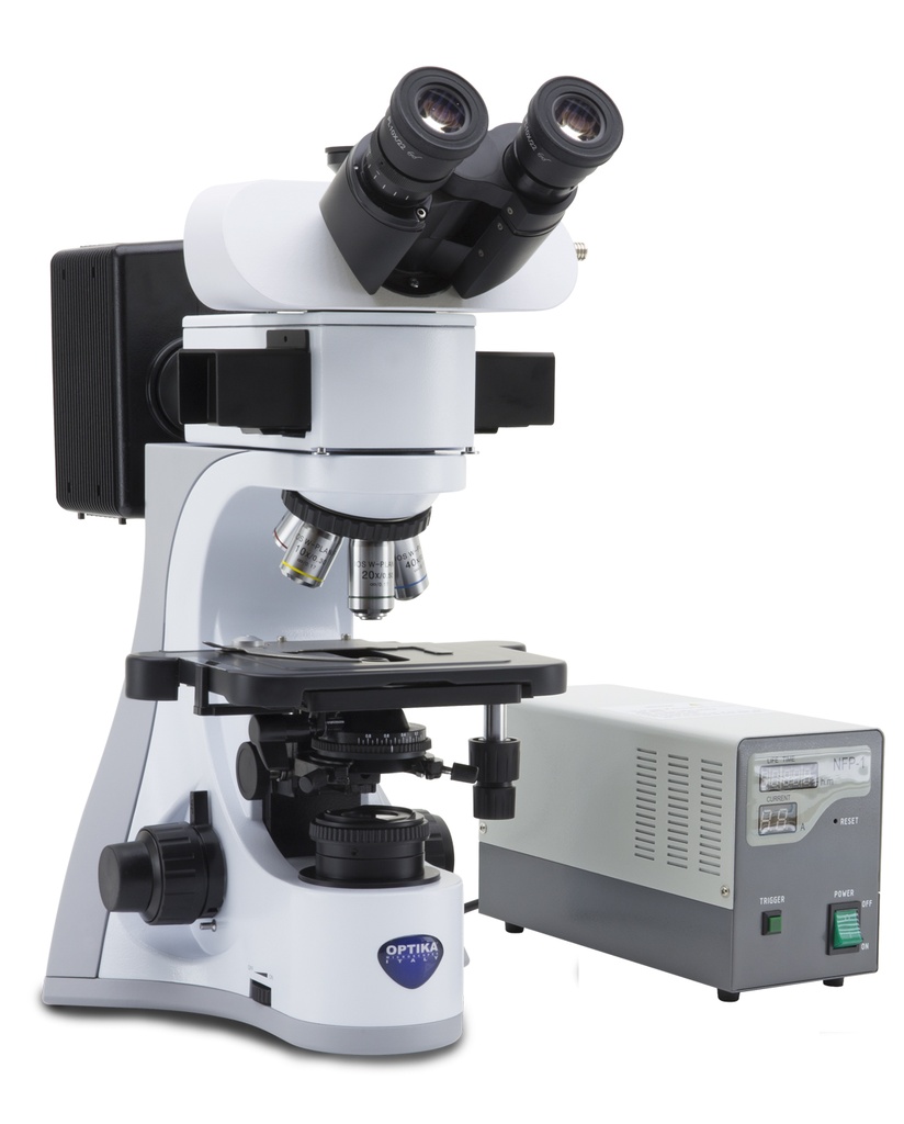 Microscopio Trinocular B-510FL Fluorescencia Optika