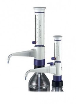Dispensador de Volúmenes para Botella Análogo de 1-10 mL con Válvula de Recirculación Accumax