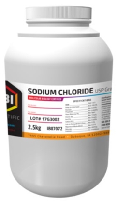 [IB07072] cloruro de sodio 2.5kg. ibi scientific