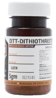 dtt : ditiotreitol 5g. ibi scientific