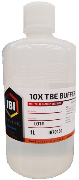 tbe 10x buffer electroforesis 1l. ibi scientific