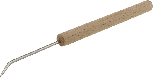 Aguja de Disección Curva 14 cm Acero Inox Luzeren