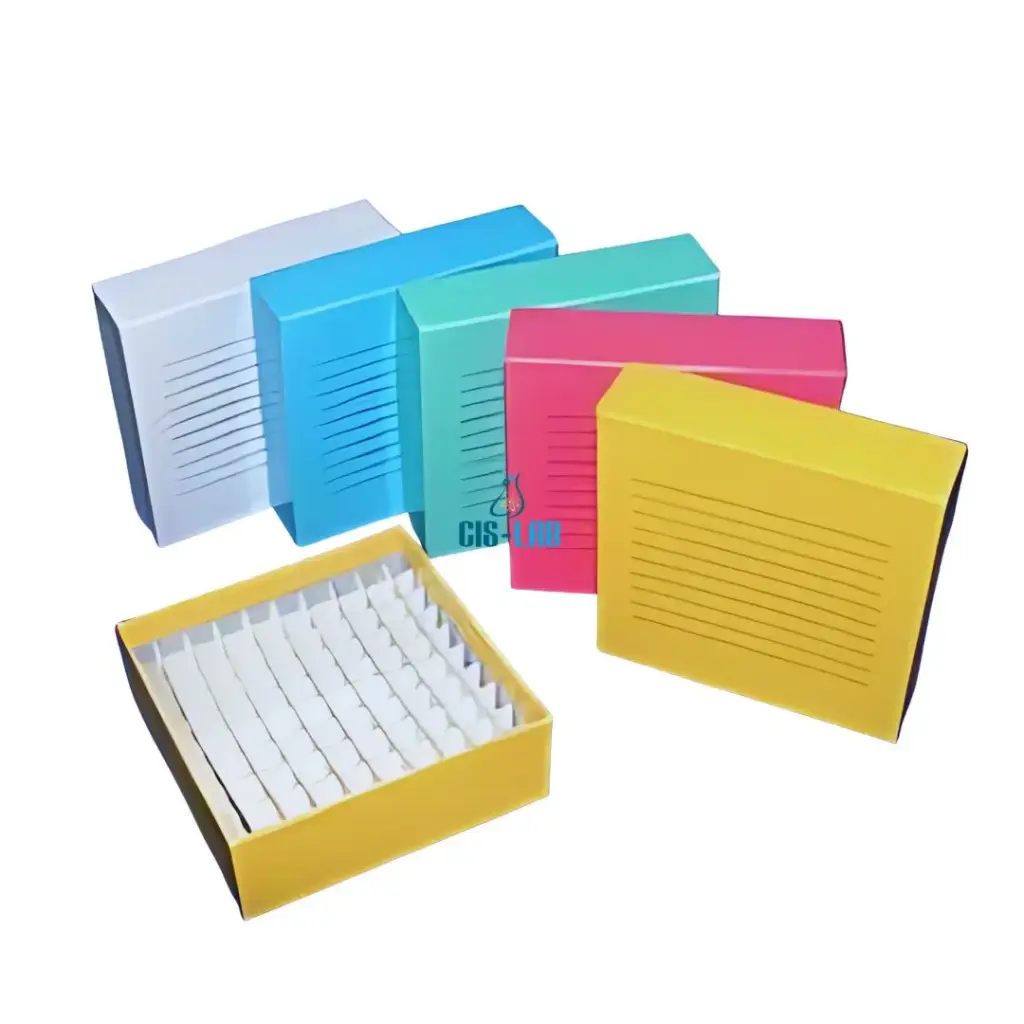 [90-5200] Caja Criogénica Cartón 100 Tubos 1.5/2.0ml 10/paq Biologix
