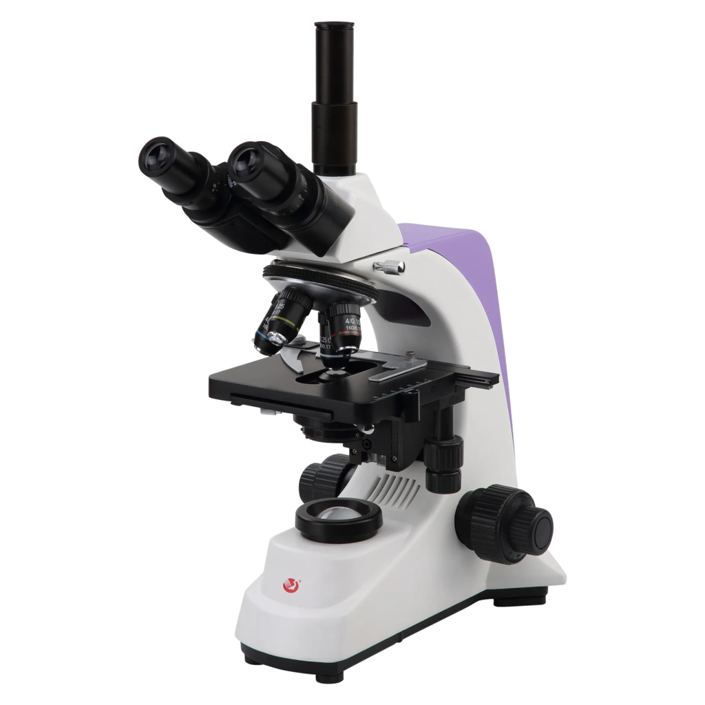 Microscopio Triocular Biológico con Objetivos Acromáticos y Luz LED, Luzeren