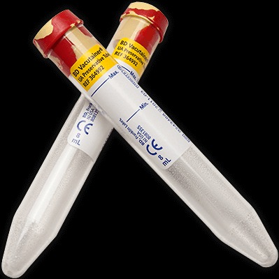 tubo microtainer, rojo, 250-500ul