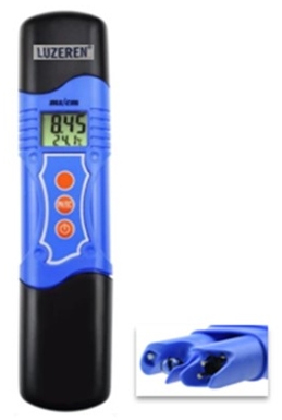 [LUZ-21062] pHmetro de bolsillo 3 en 1 pH/EC/Temp – Luzeren