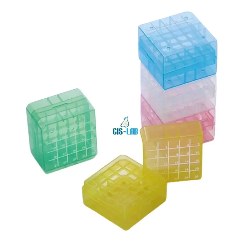 Caja Criogénica Polipropileno 25 Tubos Biologix