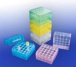 Caja Criogénica de Polipropileno para 25 Tubos - Biologix