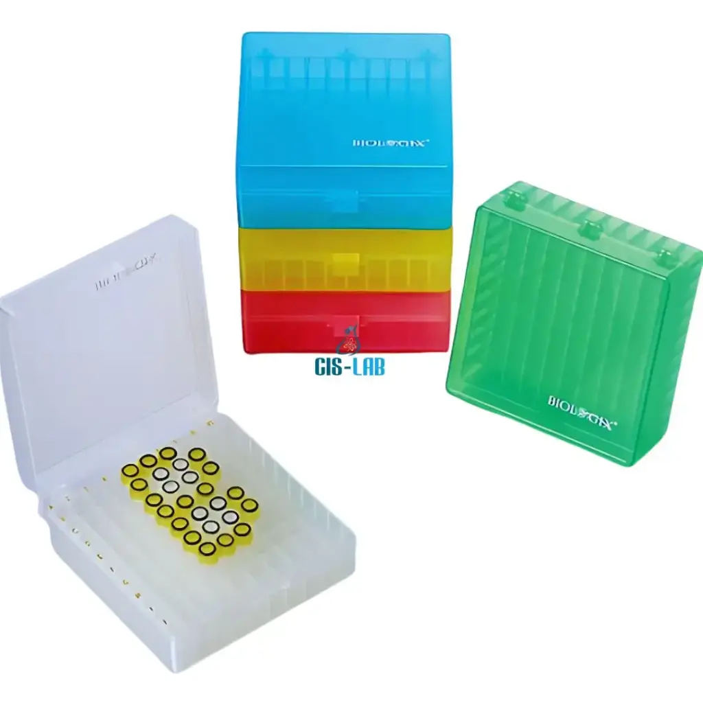 Caja Criogénica de Polipropileno para 100 Tubos - Biologix