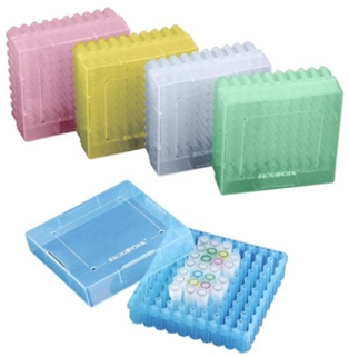 [90-9200] Caja Criogénica Polipropileno 100 Microtubos 5/paq Biologix