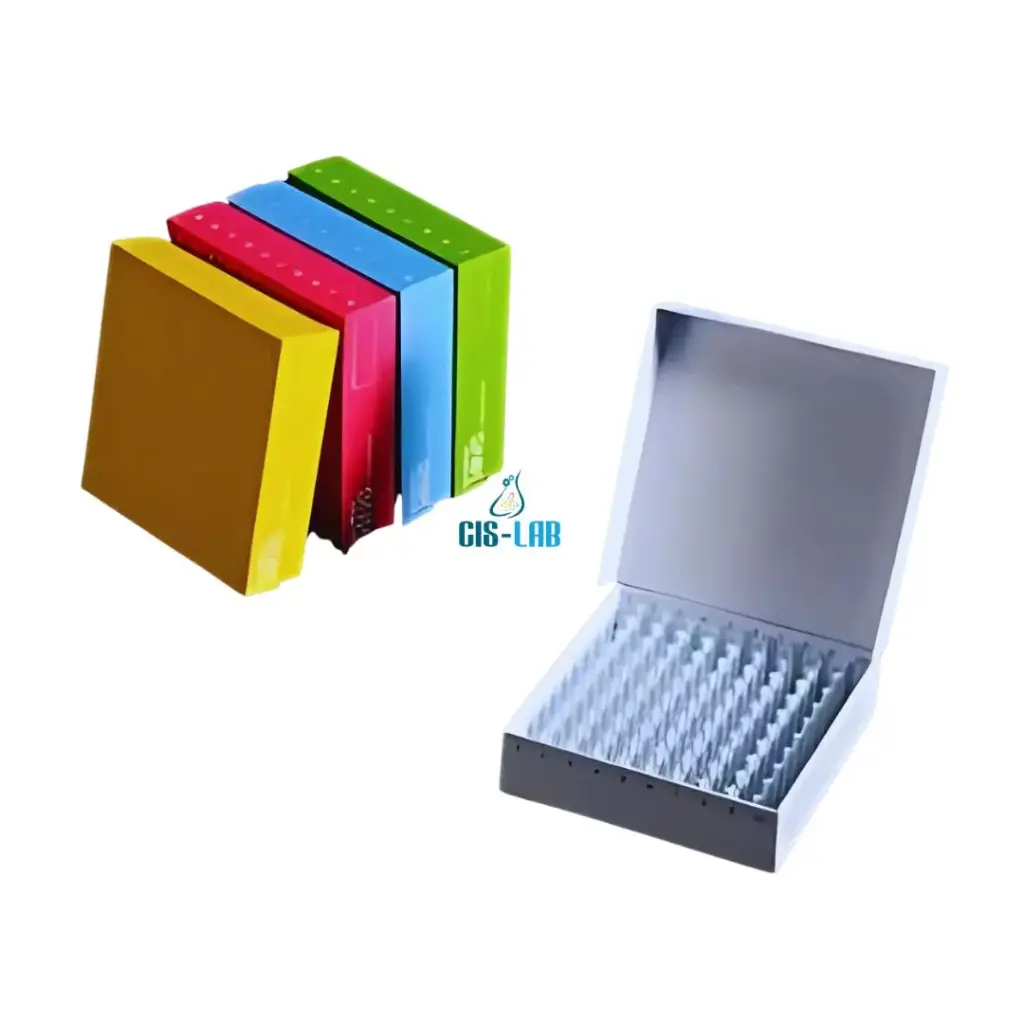 [90-8281] Caja Criogénica Colores 81 Divisiones Biologix