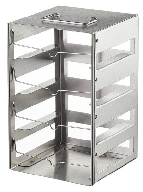 [NAL-5036-0004] soporte vertical para 4 criocajas. nalgene