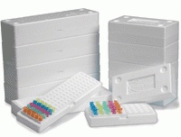 [HS4283P] Gradilla Poliestireno 50 Microtubos Heathrow