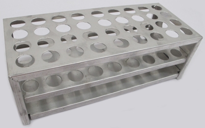 [LUZ-3097] Gradilla de aluminio 36 tubos 12/13 mm