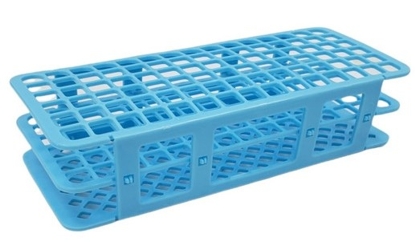 [LUZ-7770] Gradilla armable 90×Ø13 mm blanca – PP