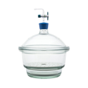 Desecador vidrio al vacío 250 mm con llave de paso Isolab