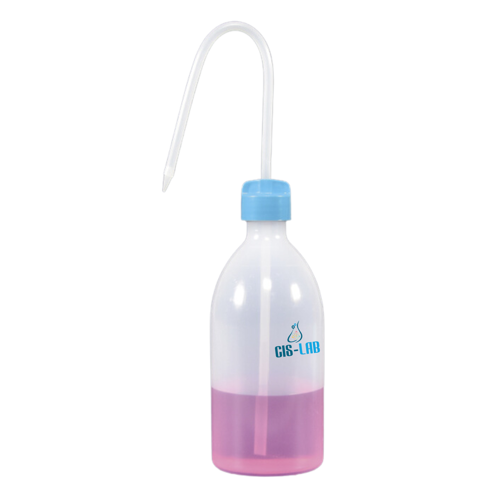 Botella de Lavado Cuello Estrecho de Polietileno, 250 ml, Isolab