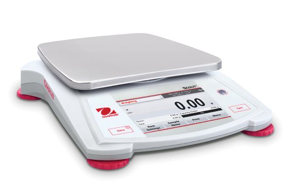 Balanza Portátil de Precisión  Scout 2200g x 0.01g con Pantalla Táctil Ohaus