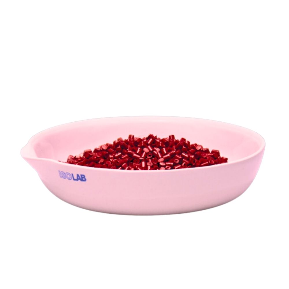 Placa evaporación porcelana base plana 80 ml Isolab