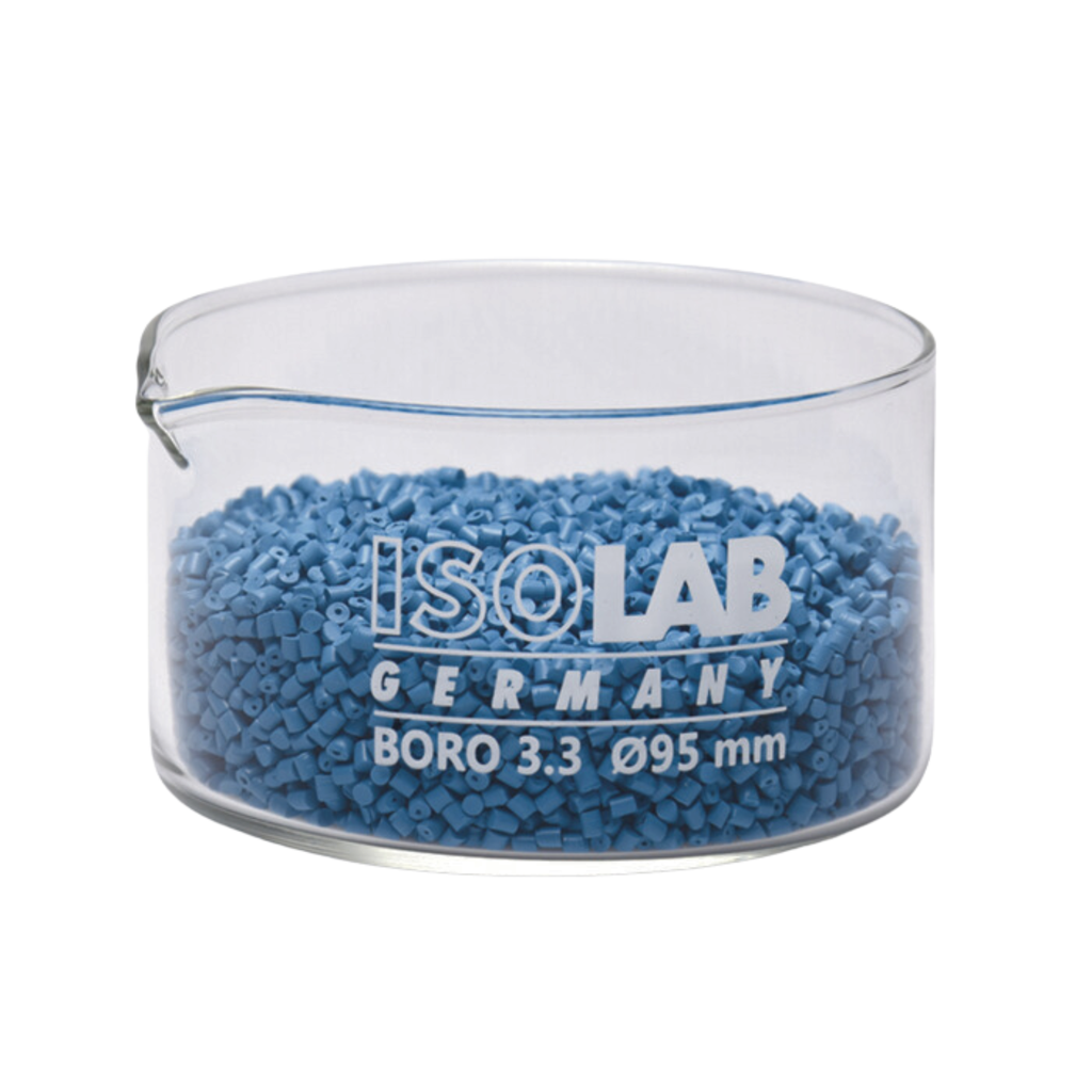Plato cristalización vidrio base plana 150 ml Isolab
