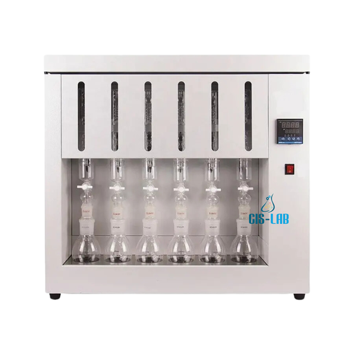 Analizador de Grasas Soxhlet 6 Plazas Control Digital Luzeren
