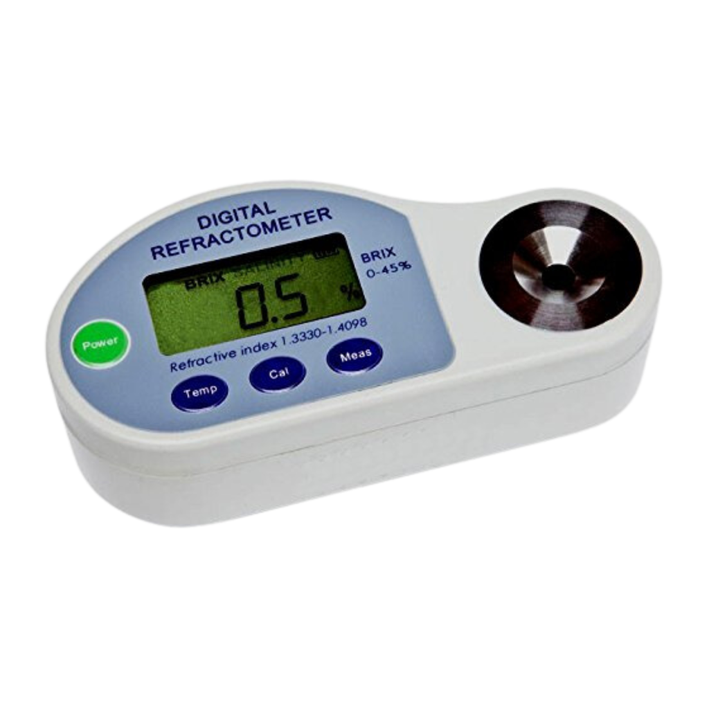 Refractómetro Digital Portátil 0-35% Brix con ATC, Luzeren