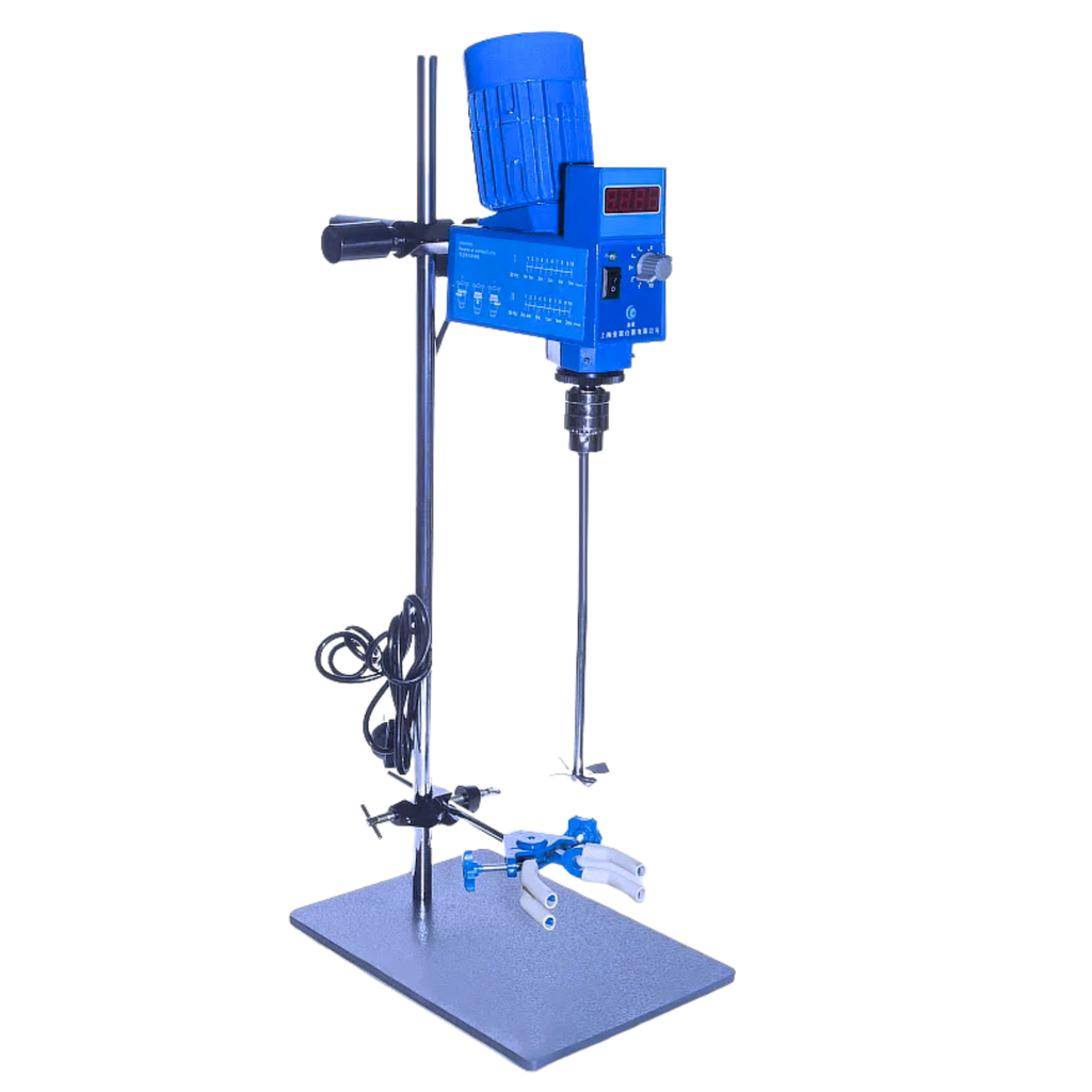 Agitador Mezclador de Propela con Pantalla LED y Rango 60-2000 RPM, Luzeren
