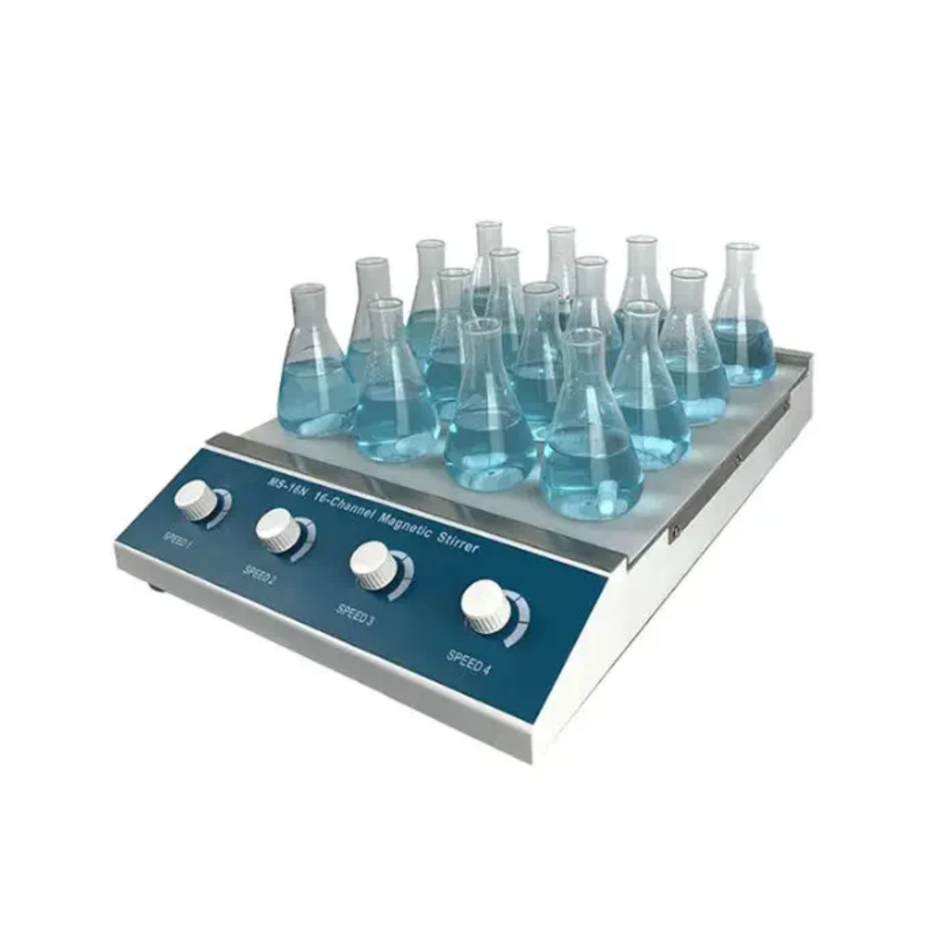 Agitador Magnético Múltiple 16 Posiciones Luzeren