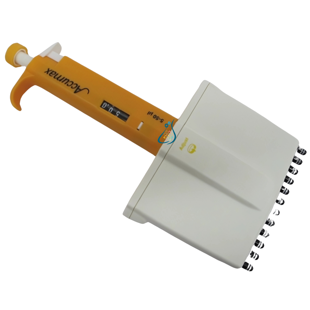 [ACM-2409] Micropipeta Multicanal de 12 Canales 5 a 50 uL Certificado ISO 8655 Modelo MA12-050 Accumax