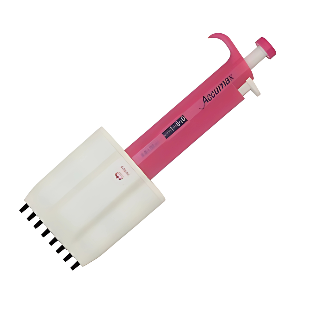 [ACM-2412] Micropipeta Multicanal de 8 Canales 0.5 a 10 uL Certificado ISO 8655 Modelo MA8-010 Accumax