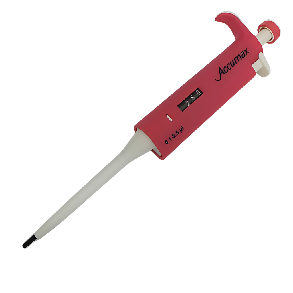 [ACM-2419] Micropipeta de Volumen Variable 0.1 a 2.5 uL Certificado ISO 8655 Modelo VA-025 Accumax